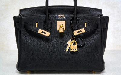 Hermès Birkin 30 Black Togo Leather Gold Hardware luxury handbag front view