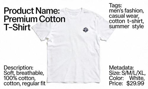 Yupoo image with detailed descriptions, tags, and metadata fields filled out