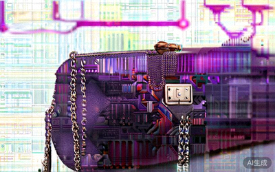 An elegant evening clutch bag with metallic hardware and intricate detailing from Yupoo