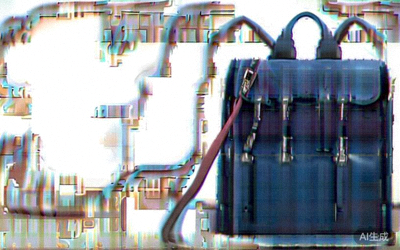 Convertible backpack to crossbody bag in navy blue with hidden straps