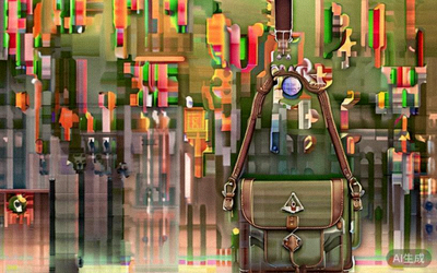 Olive green waxed canvas messenger bag with leather trim, ideal for casual autumn days