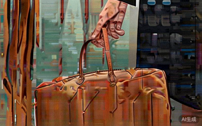 Bottega Veneta padded cassette bag in intrecciato leather in a rich caramel color held in hand