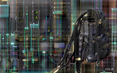 Premium black leather backpack purse with multiple pockets and comfortable padded straps